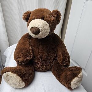 Mary Meyer Little Bit Bigger Plush‎ Dark Chocolate Brown Teddy Bear Brownie 16"